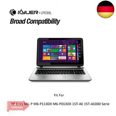 48Wh LP03XL Laptop Akku für HP Envy 14-J000 15-AE000 M6-P000 14-J008TX 