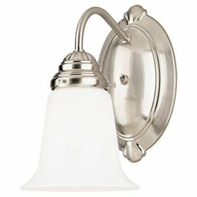 FIXT WALL 1L BRSH NICKEL (Pkg of 3)