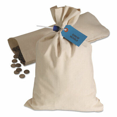 Heavyweight Commercial Cotton Canvas Cloth Bank Coin Duck Currency Bag Sack