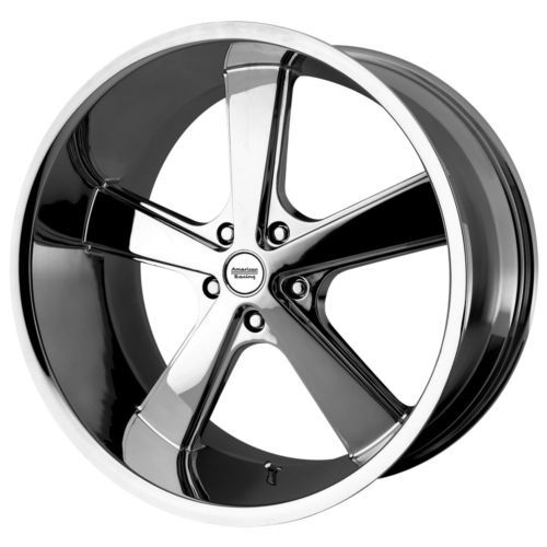 20 inch 20x10 American Racing VN615 CHROME wheels rims 5x4.5