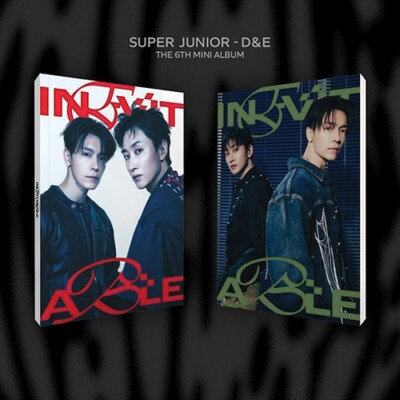 Super Junior D&E INEVITABLE 6th Mini Album 2 Ver Set