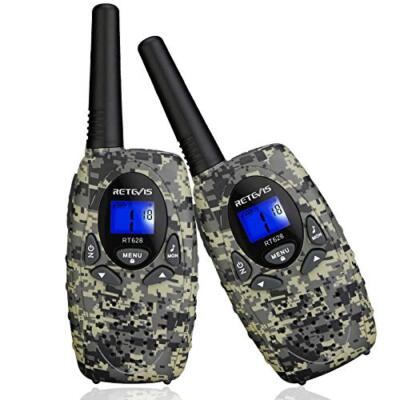 RT628 Kids Walkie Talkies,Army Toys for 5-13 Year Old Boys Camouflage