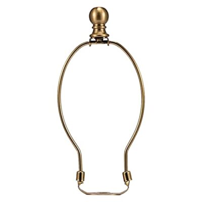 Carkio - Portalampada da 20,3 cm, con Finitura in Metallo Massiccio,