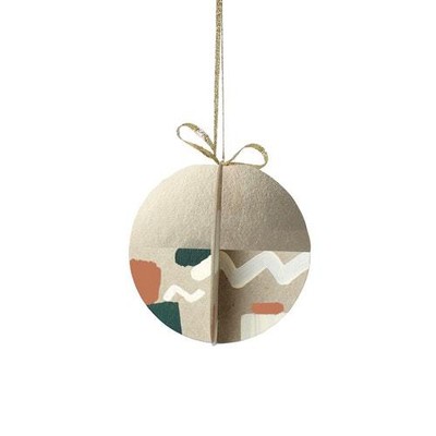 NEW MOGLEA ORNAMENT CARD HOLLYJOLLY