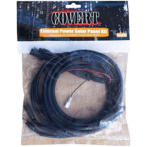 Covert Scouting Cameras 5458 External Power Solar Panel Kit & Cable Extender Cam