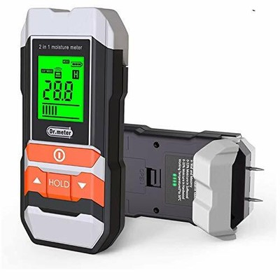 Misuratore di umidità del legno, Dr.meter 2 in 1 Pin multifunzionale Legna da