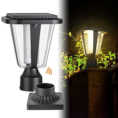 Solar Lamp Post Light 3000k Solar Mailbox Light With 3inch Pier Mount Base Ip65