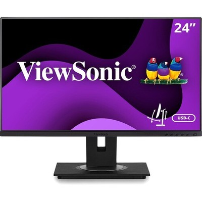 ViewSonic VG2456 24 Inch 1080p Monitor with USB C 3.2, Docking Built-In Gigabit