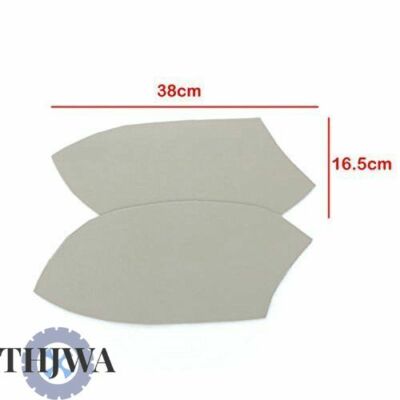 2 PC-Leder-Haustür-Platten-Armlehnen-Abdeckungen für Honda Accord 08-12 Grau