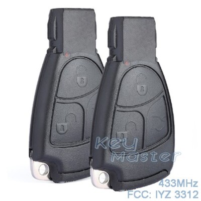 for Mercedes-Benz CLS C E S 1998-2010 433MHz Smart Remote Key Fob FCC: IYZ 3312