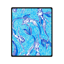Mermaid Girl Cute Design Print Adult Sleeve Blanket ...