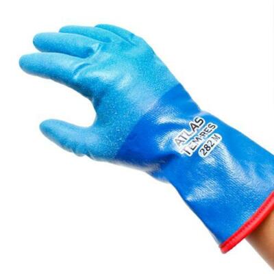 1 Pair Atlas Showa TemRes 282 Liquid Proof Cold Weather Insulated Work Gloves 