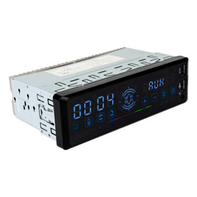 Single 1 DIN 6.5" Car Stereo Radio Gesture Touch Screen Blue