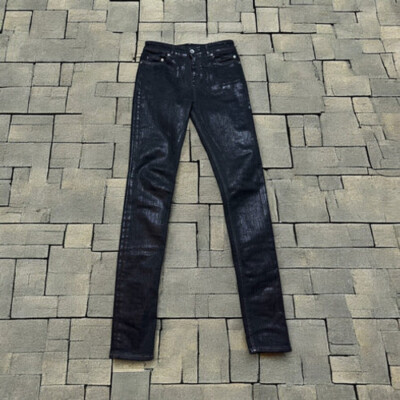 【RICK OWENS】DRKSHDW HOLLYWOOD DETROIT OVERDYED FOIL DENIM DRKSHDW - PANTS - Rick Owens