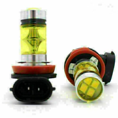 H11 H8 LED Bulbs 4300K Golden Yellow Super Bright Fog Light DRL Light High Power