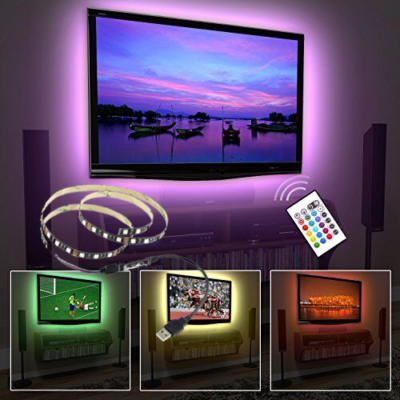 This awesome TV backlight kit glows the same colors as the images on your  screen