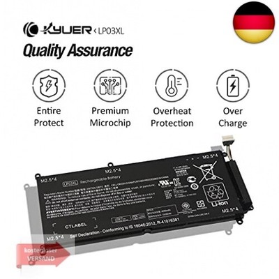48Wh LP03XL Laptop Akku für HP Envy 14-J000 15-AE000 M6-P000 14-J008TX 