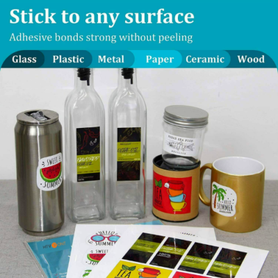 Glossy White Printable Vinyl Sticker Paper for Inkjet Laser Waterproof US STOCK!