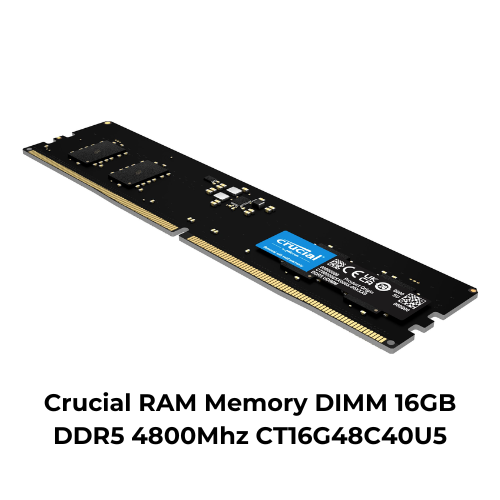 Crucial 16GB×2 DDR5-4800 CT16G48C40U5 Crucial CT16G48C40U5 16GB DDR5 4800 PC5-38400 CL40 Single
