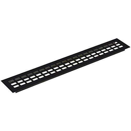Vasalat Luftgitter 400x60mm Al Schwarz Elox Grille D'AÃ©Ration En Aluminium Venti
