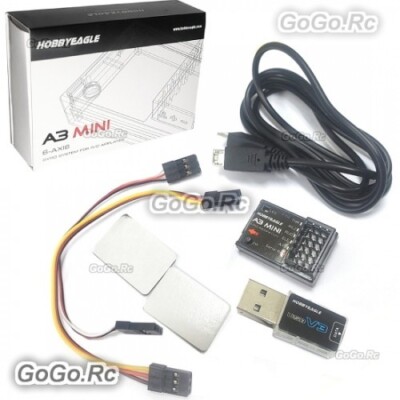 HobbyEagle A3 Mini 6-Axis Gyro System Flight Controller Support PPM RC Airplane