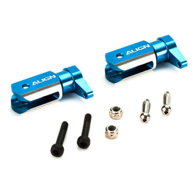 Align Metal Main Rotor Holder Set - Blue for T-Rex 450 Helicopters AGNH45079T