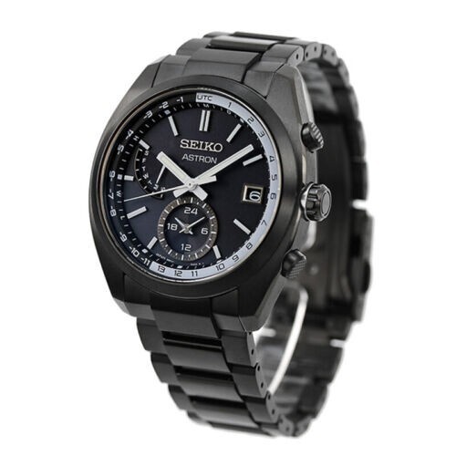 Pre-owned Seiko Astron Sbxy019 Titanium World Time Radio Solar Men`s Watch Made In J .jp