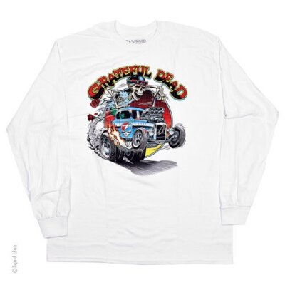 GRATEFUL DEAD-HOT ROD-LONG SLEEVE SHIRT S-M-L-XL-XXL Garcia