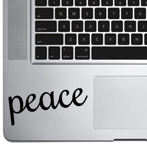 Carcasa de computadora blanco Paz mods, autoadhesivos y Calcomanías