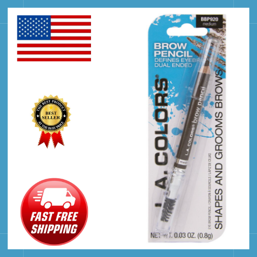 With Spool, Medium, Smudge Proof Eyebrow Pencil, New....