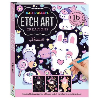 Hinkler Pty Ltd Kaleidoscope Etch Art Creations Kawaii (Paperback) (UK IMPORT)
