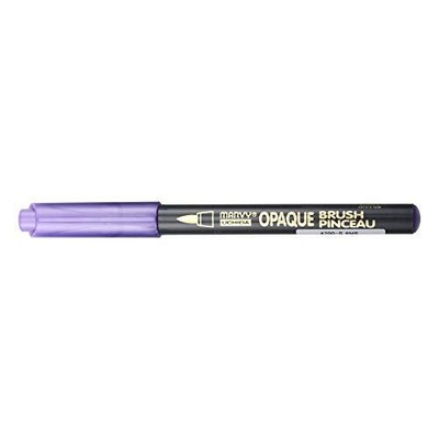 Marvy Uchida Opaque Brush Marker Metallic Violet