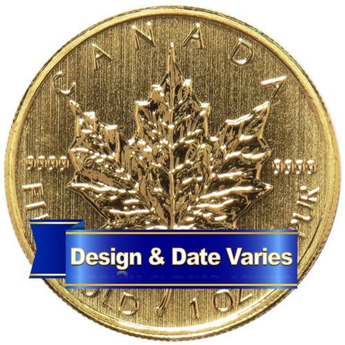 Canadian Maple Leaf 1 oz Precious Metal Content per Unit 0.9999 Gold Bullion Coins
