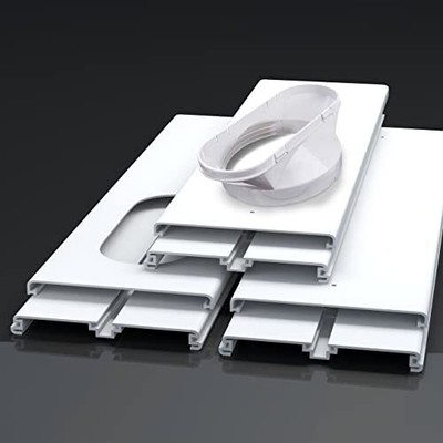 gulrear Portable Air Conditioner Sliding Door Vent Kit,Universal Balcony Slid...