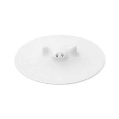 Marna White Piggy Steamer - Multipurpose Lid for Steaming Covering and Openin...