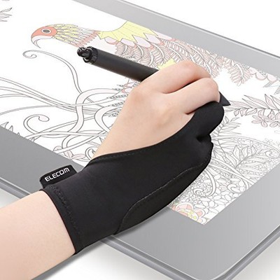 ELECOM LCD Tablet Gloves Two Finger Gloves MSize TB-GV2M Black
