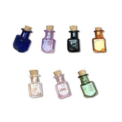 Rectangle Cute Bottles With Cork Little Bottles Gift Ti