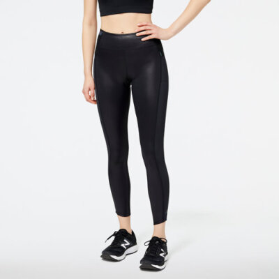

Женские тайтсы New Balance Q Speed Shape Shield 7/8, Черный