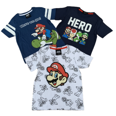 mario t shirt boys