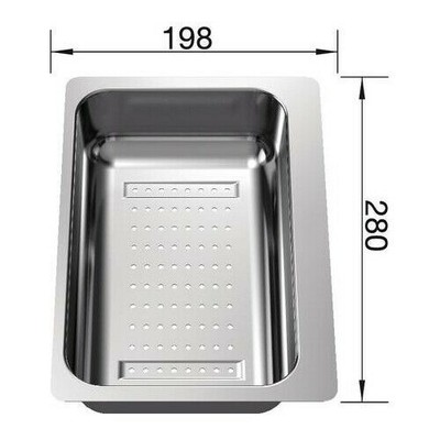 Blanco Resteschale METRA 6 S Edelstahl