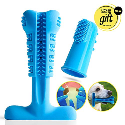 Coco's Choice Dog Toothbrush Stick with Finger Dog Toothbrush Puppy Dental Care