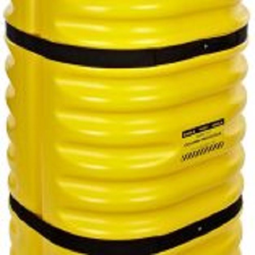 Eagle 1712 12 in. Column Protector, 42 in. Yellow with Black Straps