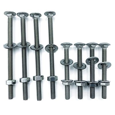 Hardware Nuts And Bolts 4 Inches And 2-1/2