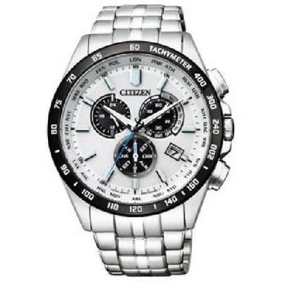 Pre-owned Citizen Collection Cb5874-90a Eco-drive Chronograph Atomic Radio Mens Watch