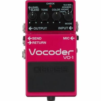 BOSS VO-1 Vocoder Guitar effector Pink NEW from Japan