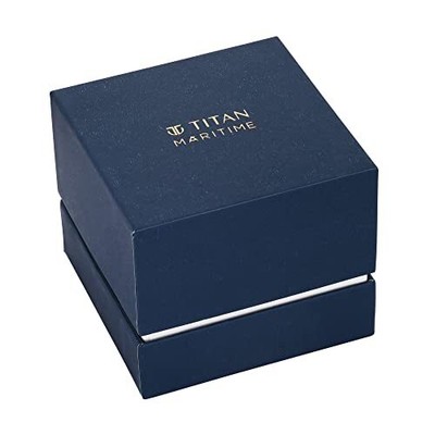 Pre-owned Titan Analog Gray Dial Men's Watch-1830qm01