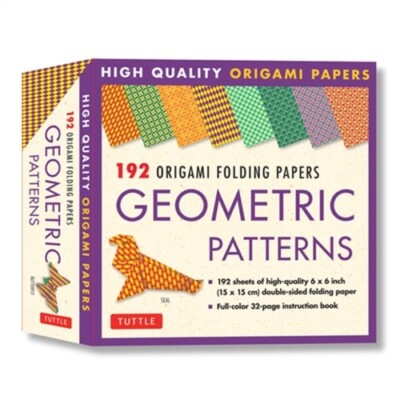 Origami Folding Papers - Geometric Patterns - 192 Sheets: 10 Different Patterns