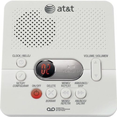 AT&T 1740 Digital Answering Machine System 60 Min Remote Access Telephone