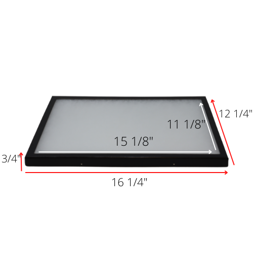 12 x 16 x 3/4 Riker Display Case Box  for Collectibles Jewelry Arrowheads & More