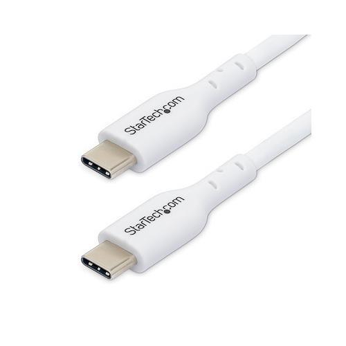 STARTECH 2M USB-C CHARGING CABLE, 60W 3A PD, WHITE, LTW